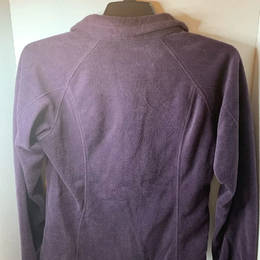 Columbia Women’s Zip up Jacket Eggplant Size Medium - Picture 2 of 5